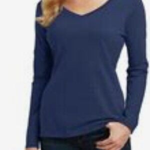 Natural Reflections Everyday V-Neck Long-Sleeve T-Shirt size 1X